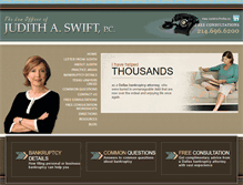 Tablet Screenshot of judithswift.com